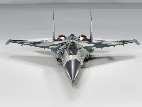 Sukhoi Su-35 3D Model