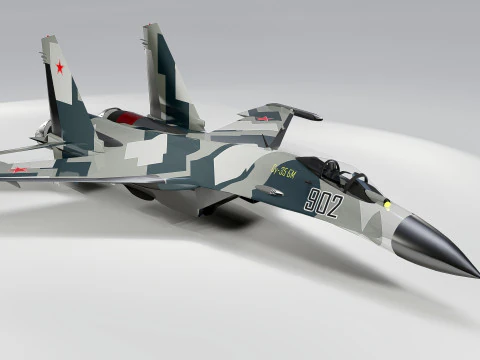 Sukhoi Su-35 3D Model