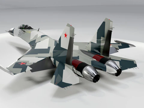 Sukhoi Su-35 3D Model