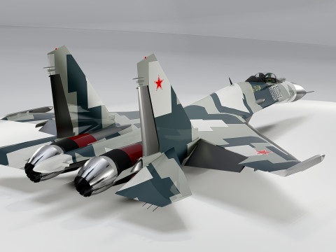Sukhoi Su-35 3D 模型