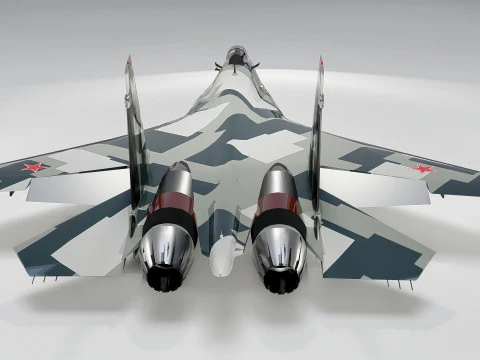 Sukhoi Su-35 3D Model