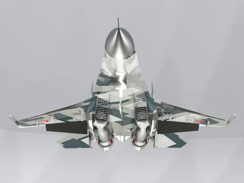 Sukhoi Su-35 3D Model