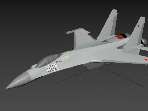 Sukhoi Su-35 3D 模型