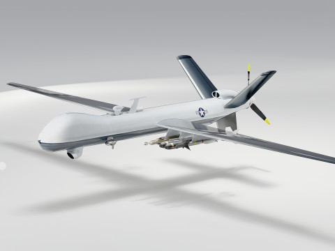 MQ-9 Reaper Drone Model 3D