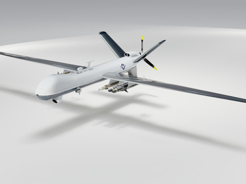 MQ-9 Reaper Drone Model 3D
