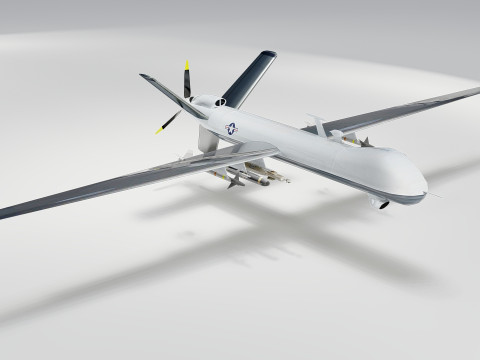 MQ-9 Reaper Drone Model 3D