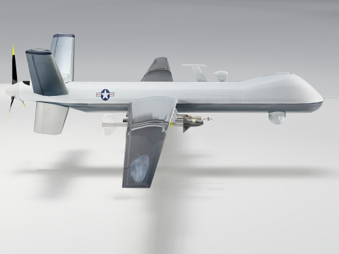 MQ-9 Reaper Drone Model 3D