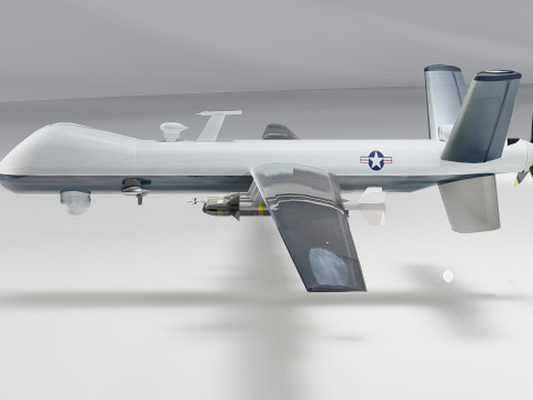 MQ-9 Reaper Drone Model 3D
