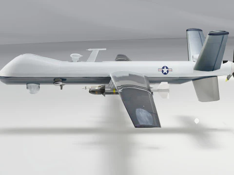 MQ-9 Reaper Drone 3D Model