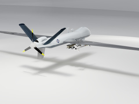 MQ-9 Reaper Drone Model 3D