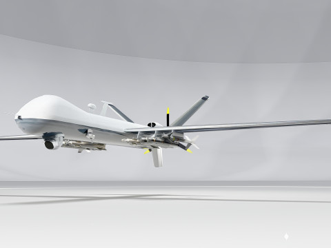 MQ-9 Reaper Drone Model 3D