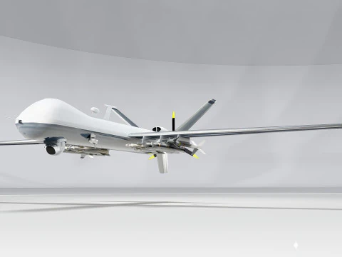 MQ-9 Reaper Drone 3D Model