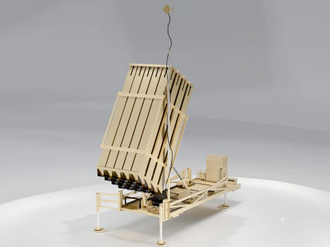 Iron Dome Launcher 3D Model