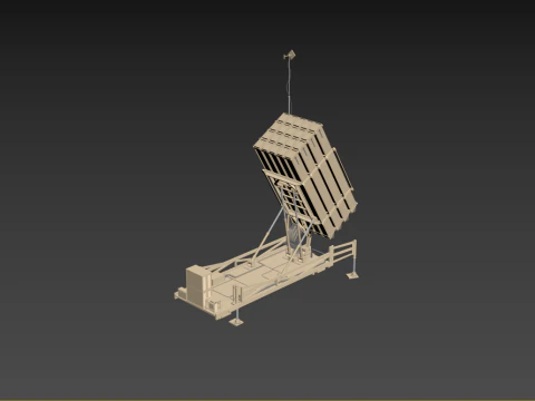 Iron Dome Launcher 3D Model