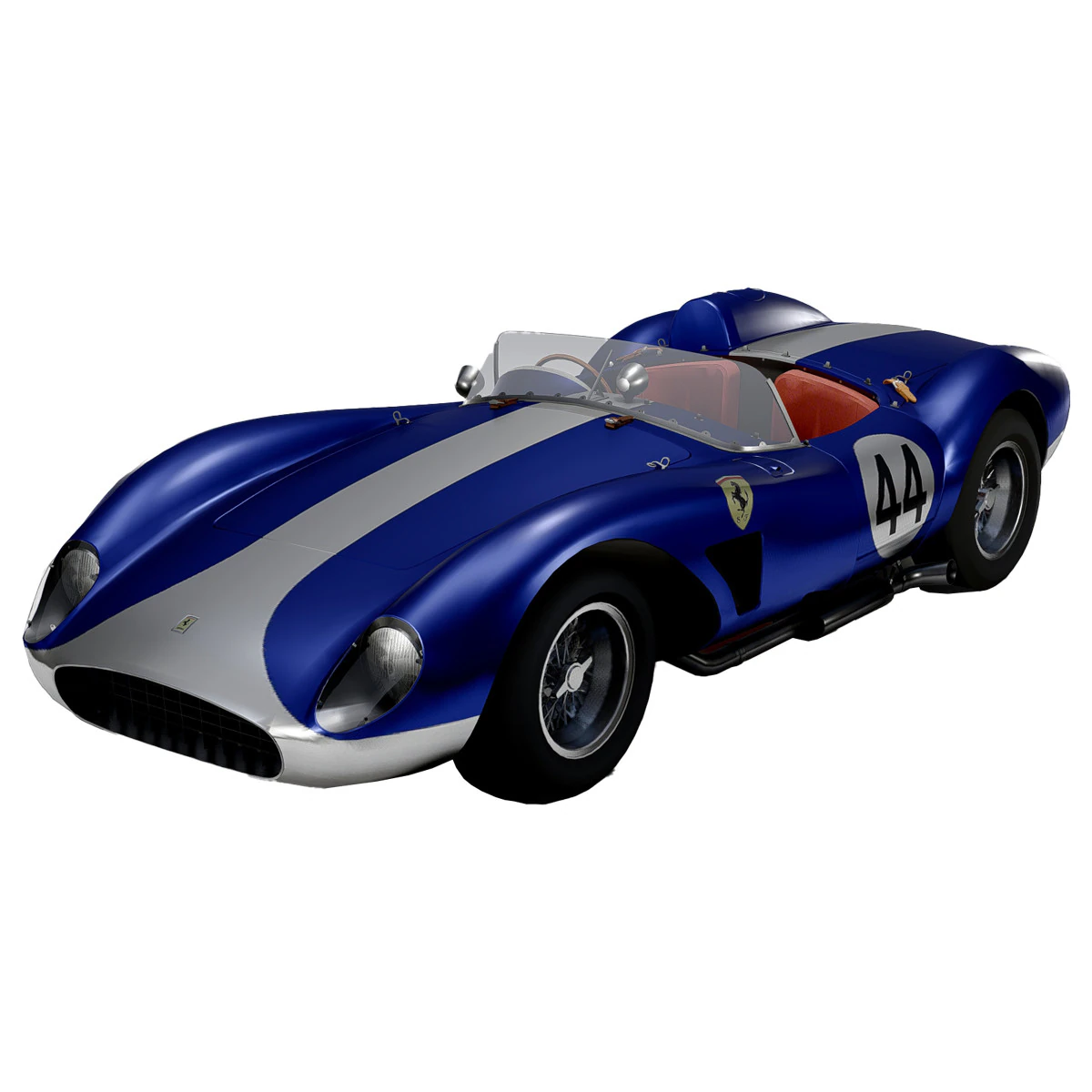 Ferrari 500 TRC 1957 3D Model .c4d .max .obj .3ds .fbx .stl .blend