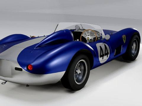 Ferrari 500 TRC 1957 3D Model