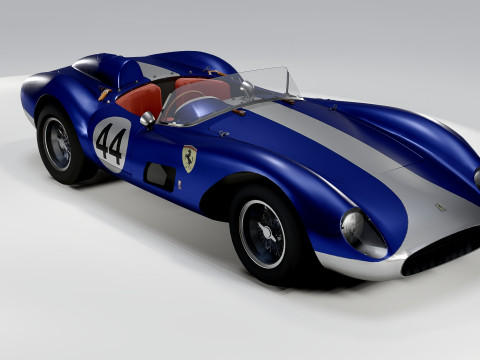 Ferrari 500 TRC 1957 3D Model