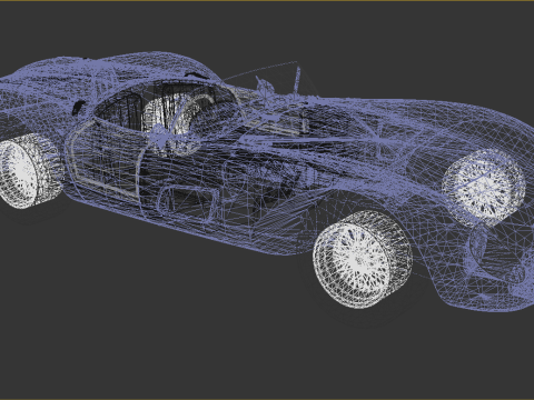 Ferrari 500 TRC 1957 3D Model
