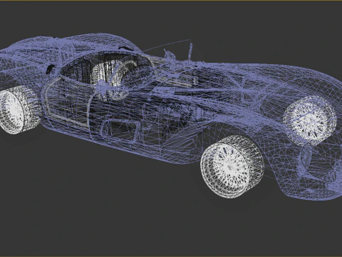 Ferrari 500 TRC 1957 3D Model
