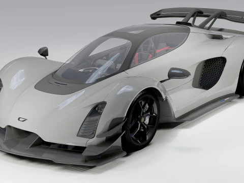 Czinger 21C Hypercar 3D Model