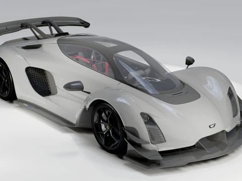 Czinger 21C Hypercar 3D Model