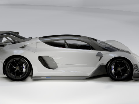 Czinger 21C Hypercar 3D 模型