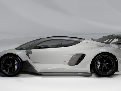 Czinger 21C Hypercar 3D 模型