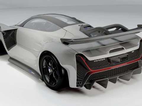 Czinger 21C Hypercar 3D Model