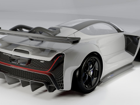 Czinger 21C Hypercar 3D 模型