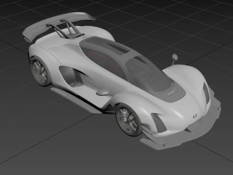 Czinger 21C Hypercar 3D Model