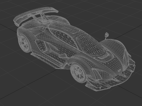 Czinger 21C Hypercar 3D 模型