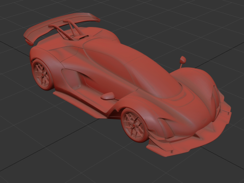 Czinger 21C Hypercar 3D 模型
