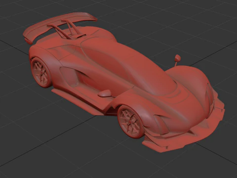 Czinger 21C Hypercar 3D Model