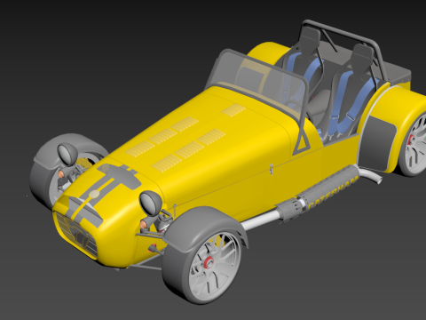 Lotus Caterham Turbo 3D Model