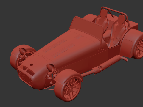 Lotus Caterham Turbo 3D Model