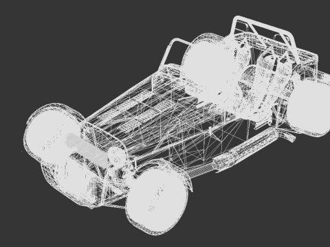 Lotus Caterham Turbo 3D Model