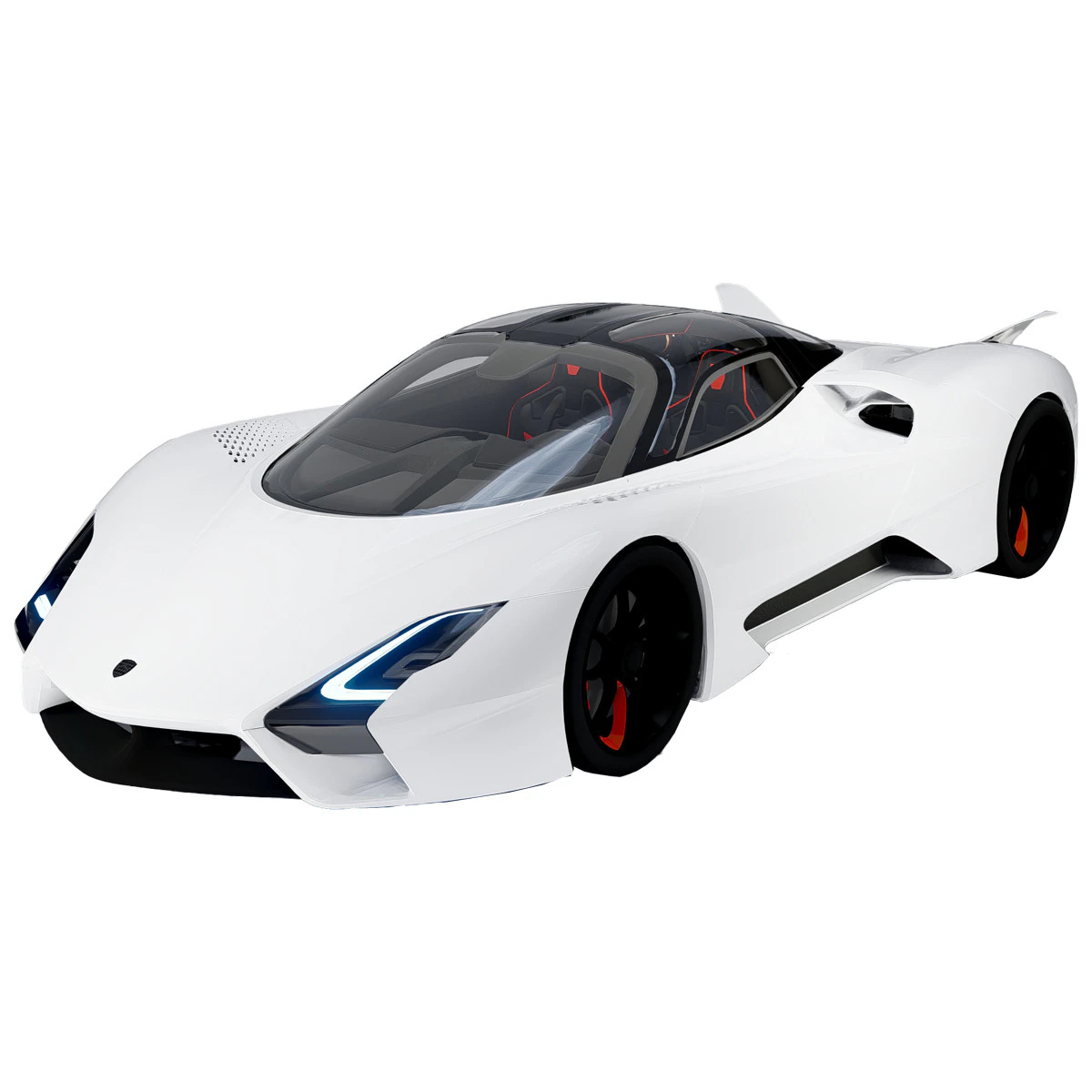 SSC Tuatara Hyperdrive 3D Model .c4d .max .obj .3ds .fbx .stl .blend 