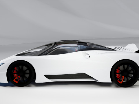 SSC Tuatara Hyperdrive 3Dモデル