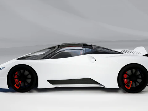 SSC Tuatara Hyperdrive 3D Model