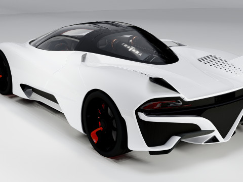 SSC Tuatara Hyperdrive 3Dモデル
