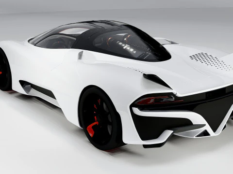SSC Tuatara Hyperdrive 3D Model