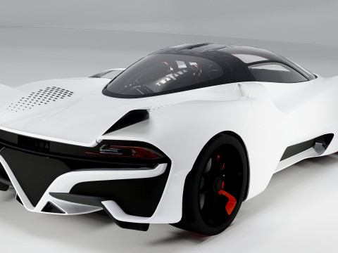 SSC Tuatara Hyperdrive 3Dモデル