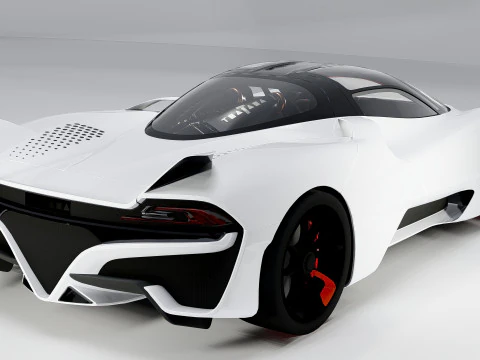 SSC Tuatara Hyperdrive 3D Model