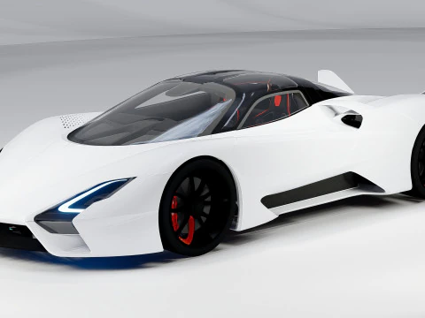 SSC Tuatara Hyperdrive 3D Model