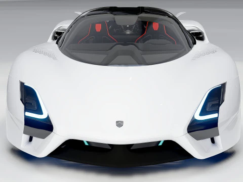 SSC Tuatara Hyperdrive 3D Model
