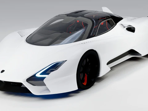 SSC Tuatara Hyperdrive 3D Model
