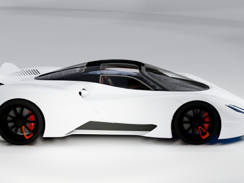 SSC Tuatara Hyperdrive 3Dモデル