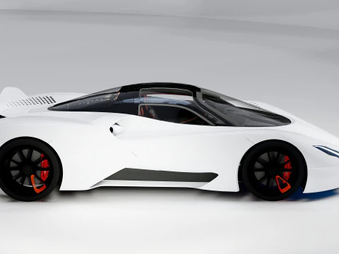 SSC Tuatara Hyperdrive 3D Model