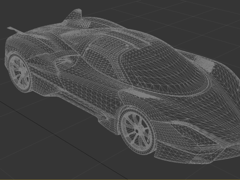 SSC Tuatara Hyperdrive 3Dモデル