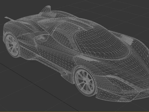 SSC Tuatara Hyperdrive 3D Model